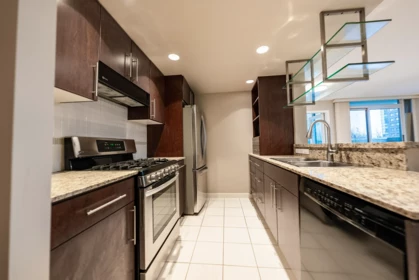 Kitchen Photo of 506 583 Beach Crescent, Vancouver, BC