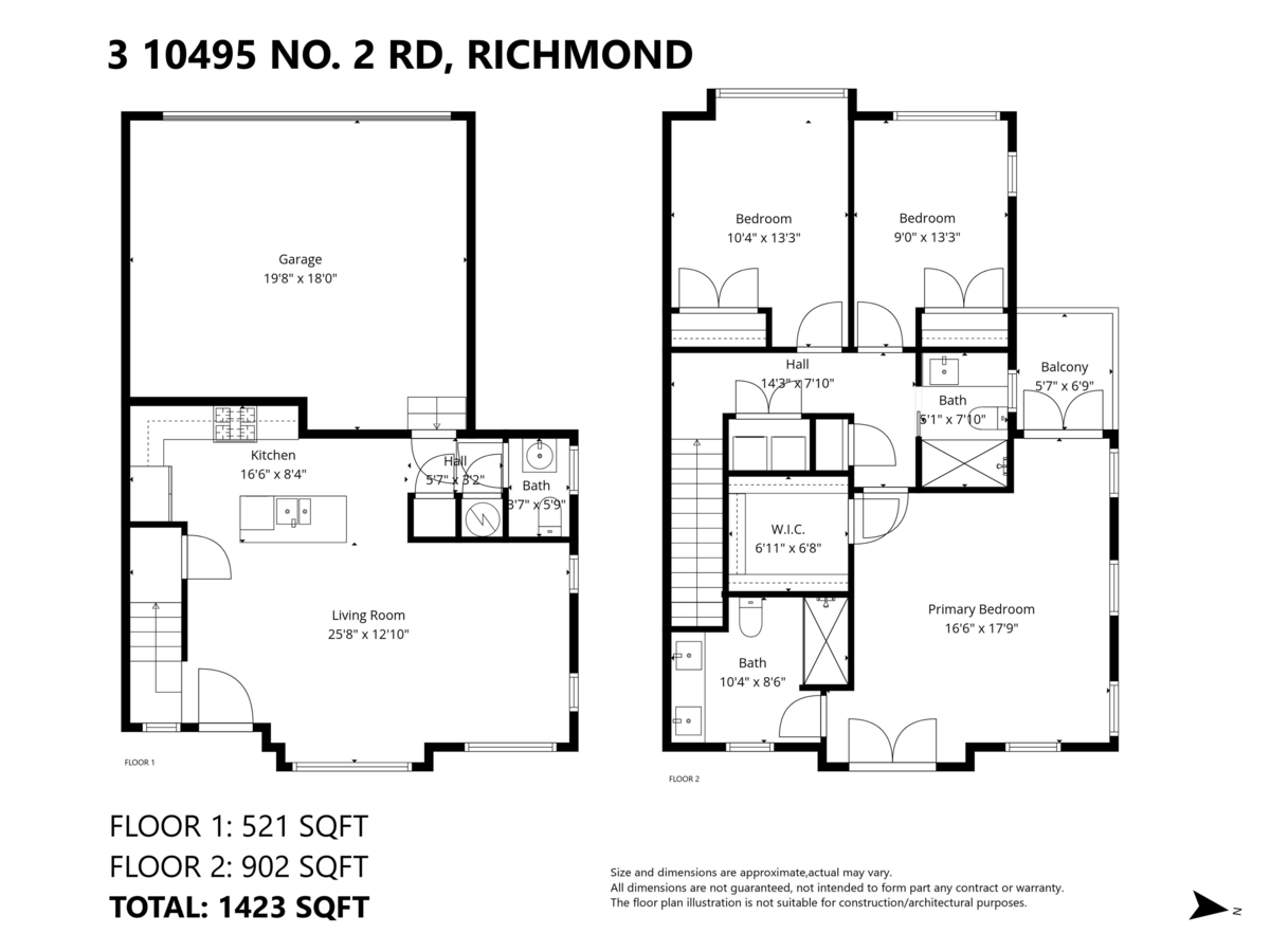 Hallway Photo of 3 10495 No. 2 Road, Richmond, BC