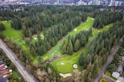 Aerial View of 656 Blue Mountain Street, Coquitlam, BC