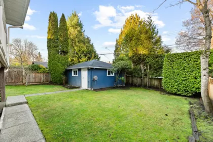 Aerial View of 4069 W 14th Avenue, Vancouver, BC