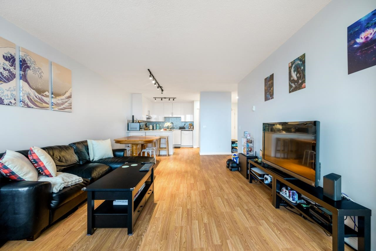 Living Room Photo of 1205 3970 Carrigan Court, Burnaby, BC