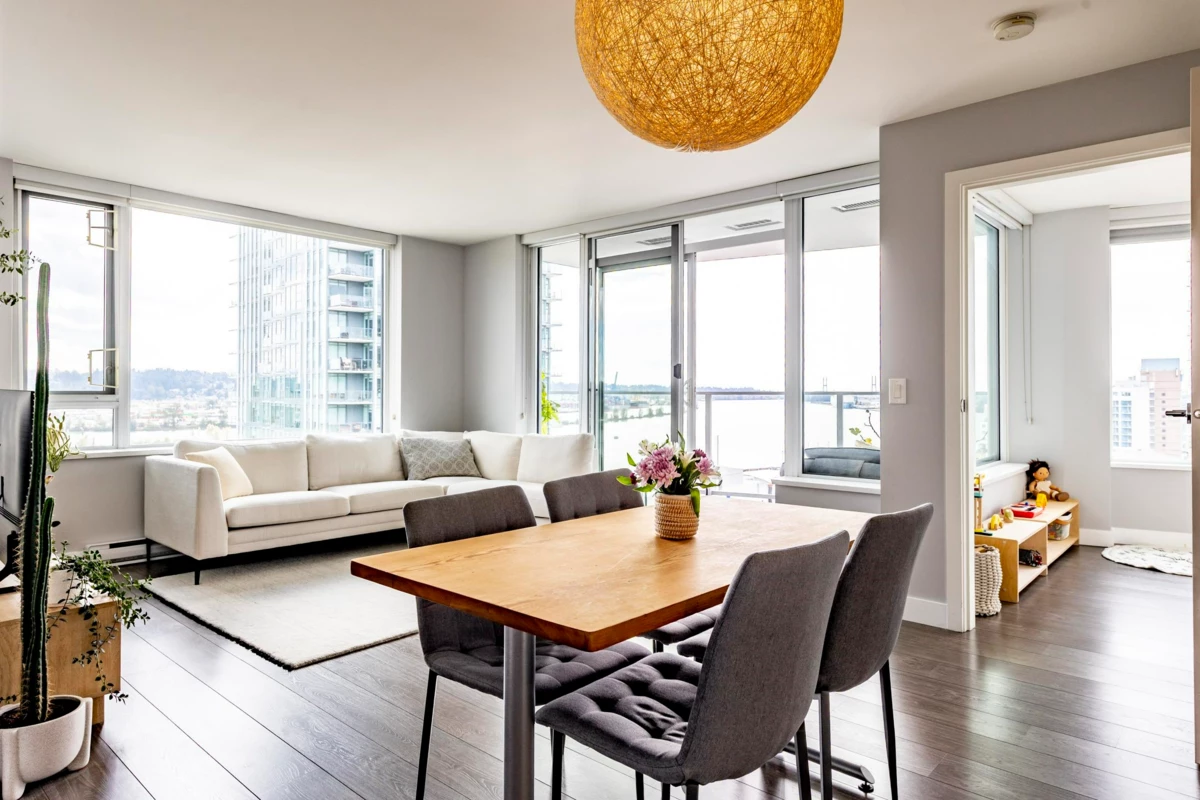 Dining Area Photo of 1011 668 Columbia Street, New Westminster, BC