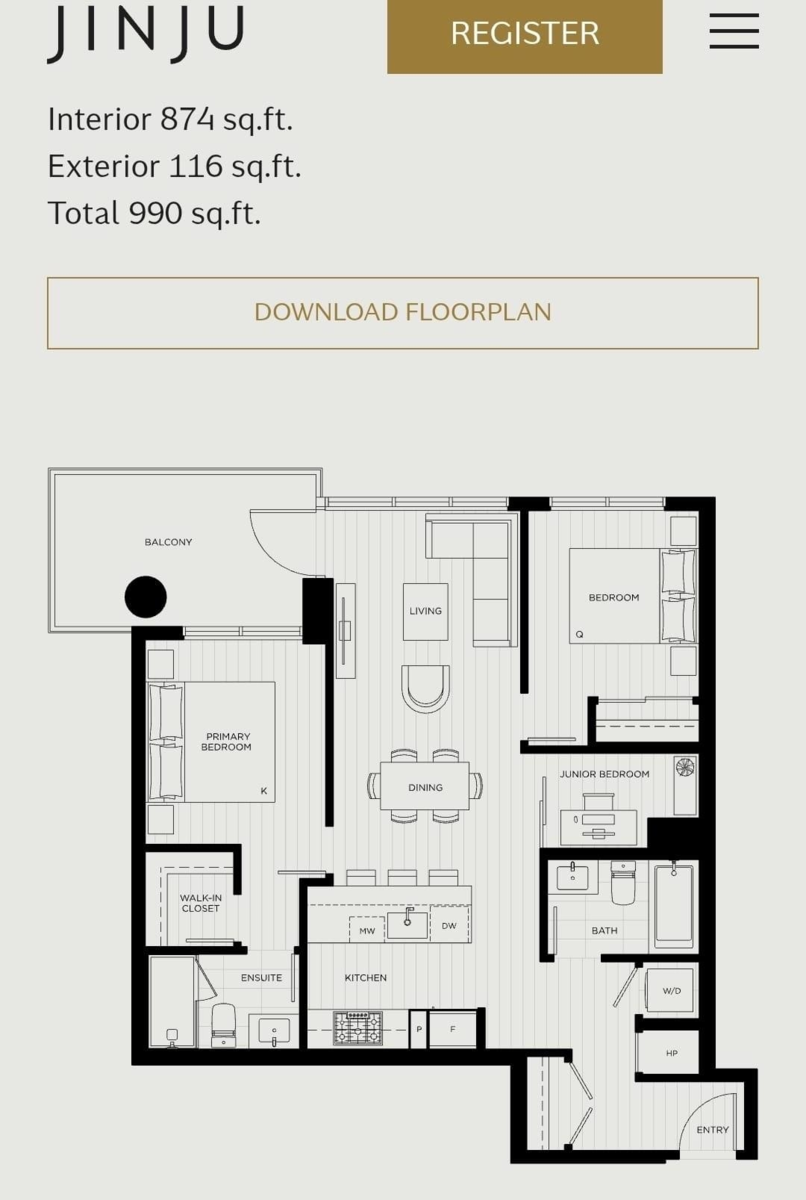 Exterior Rear Photo of 3107 537 Cottonwood Avenue, Coquitlam, BC