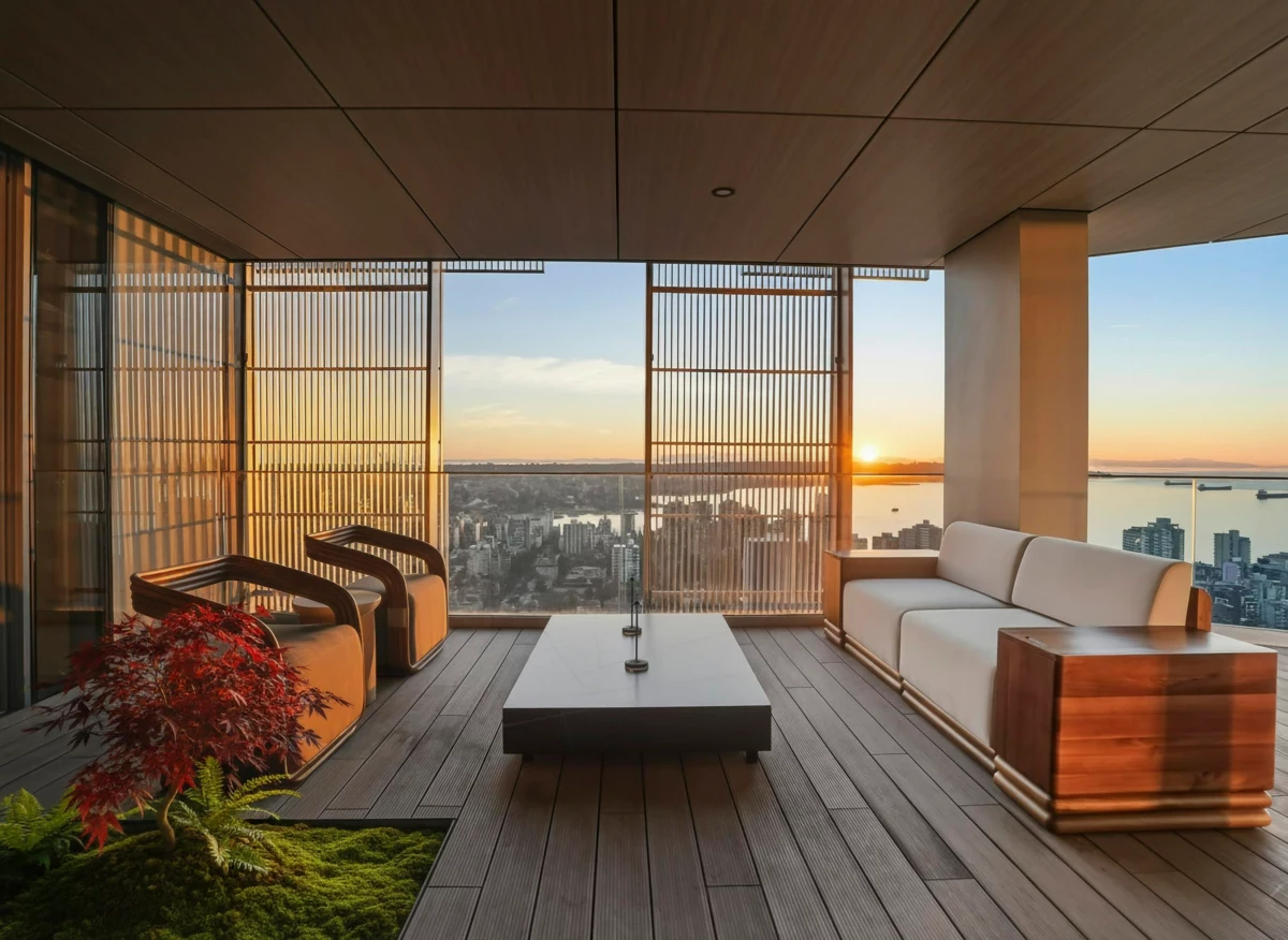 Exterior Rear Photo of 3902 1568 Alberni Street, Vancouver, BC