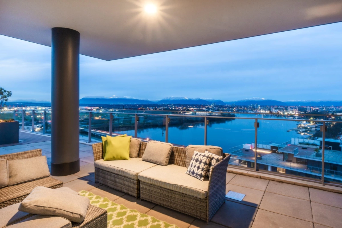 Exterior Rear Photo of 1202 6811 Pearson Way, Richmond, BC