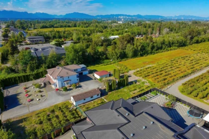 Aerial View of 7000 No. 5 Road, Richmond, BC