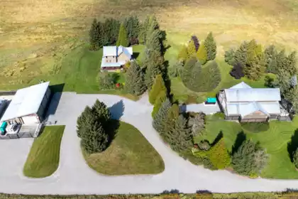 Aerial View of 8891 Pemberton Meadows Road, Pemberton, BC