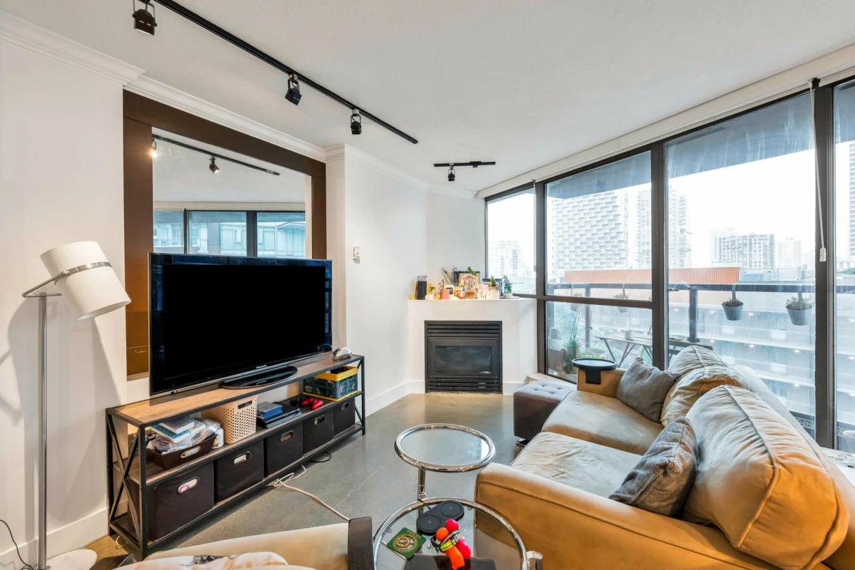 Living Room Photo of 1007 501 Pacific Street, Vancouver, BC