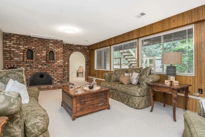 Aerial View of 1168 Charland Avenue, Coquitlam, BC
