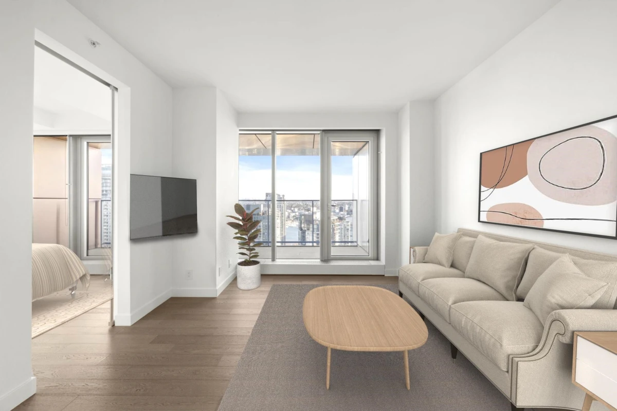 Living Room Photo of 4001 1480 Howe Street, Vancouver, BC