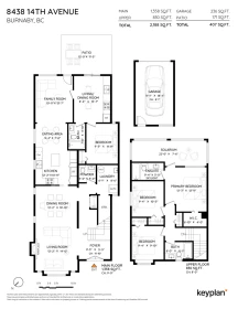8438 14th Avenue, Burnaby, BC, Burnaby — Half Duplex for sale