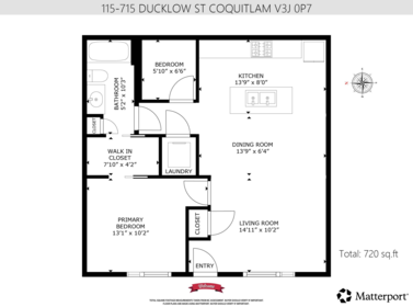 Basement Recreation Room Photo of 115 715 Ducklow Street, Coquitlam, BC