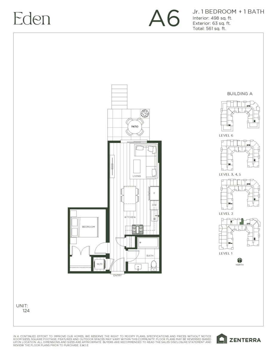 Living Room Photo of A124 19936 77 Avenue, Langley, BC