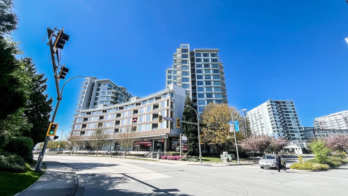 Exterior Rear Photo of 1008 6951 Elmbridge Way, Richmond, BC
