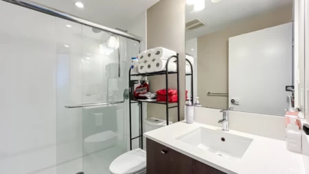 Guest Bathroom Photo of 1008 6951 Elmbridge Way, Richmond, BC