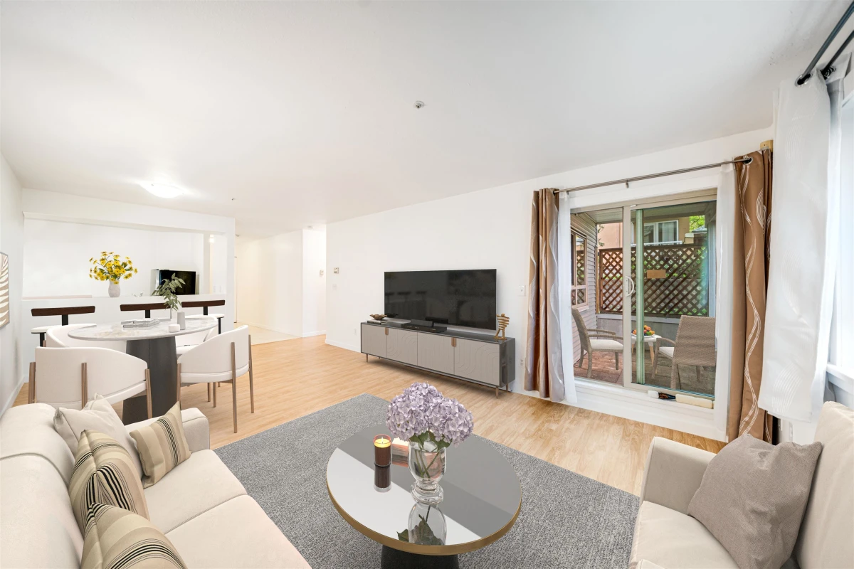 Living Room Photo of 110 1615 Frances Street, Vancouver, BC