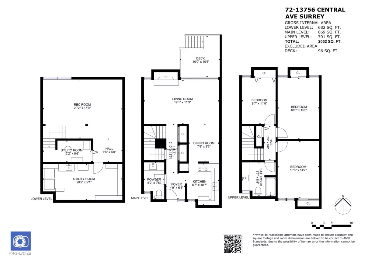 Exterior Rear Photo of 72 13756 Central Avenue, Surrey, BC