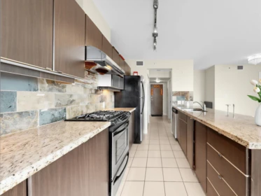 Kitchen Island Photo of 607 6068 No. 3 Road, Richmond, BC