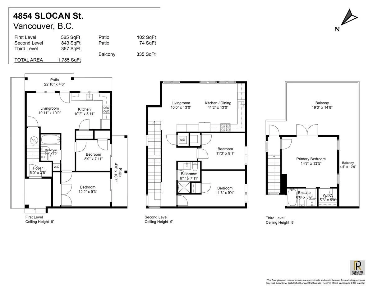 Living Room Photo of 4854 Slocan Street, Vancouver, BC