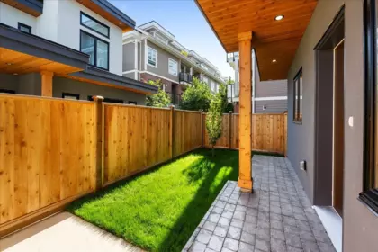 Backyard Photo of 4854 Slocan Street, Vancouver, BC
