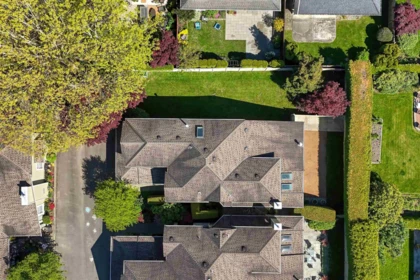 Aerial View of 1 11100 Railway Avenue, Richmond, BC