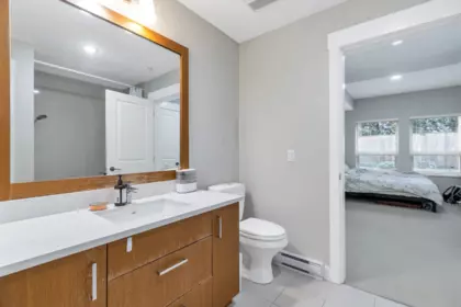 Basement Recreation Room Photo of 106 1166 54a Street, Delta, BC