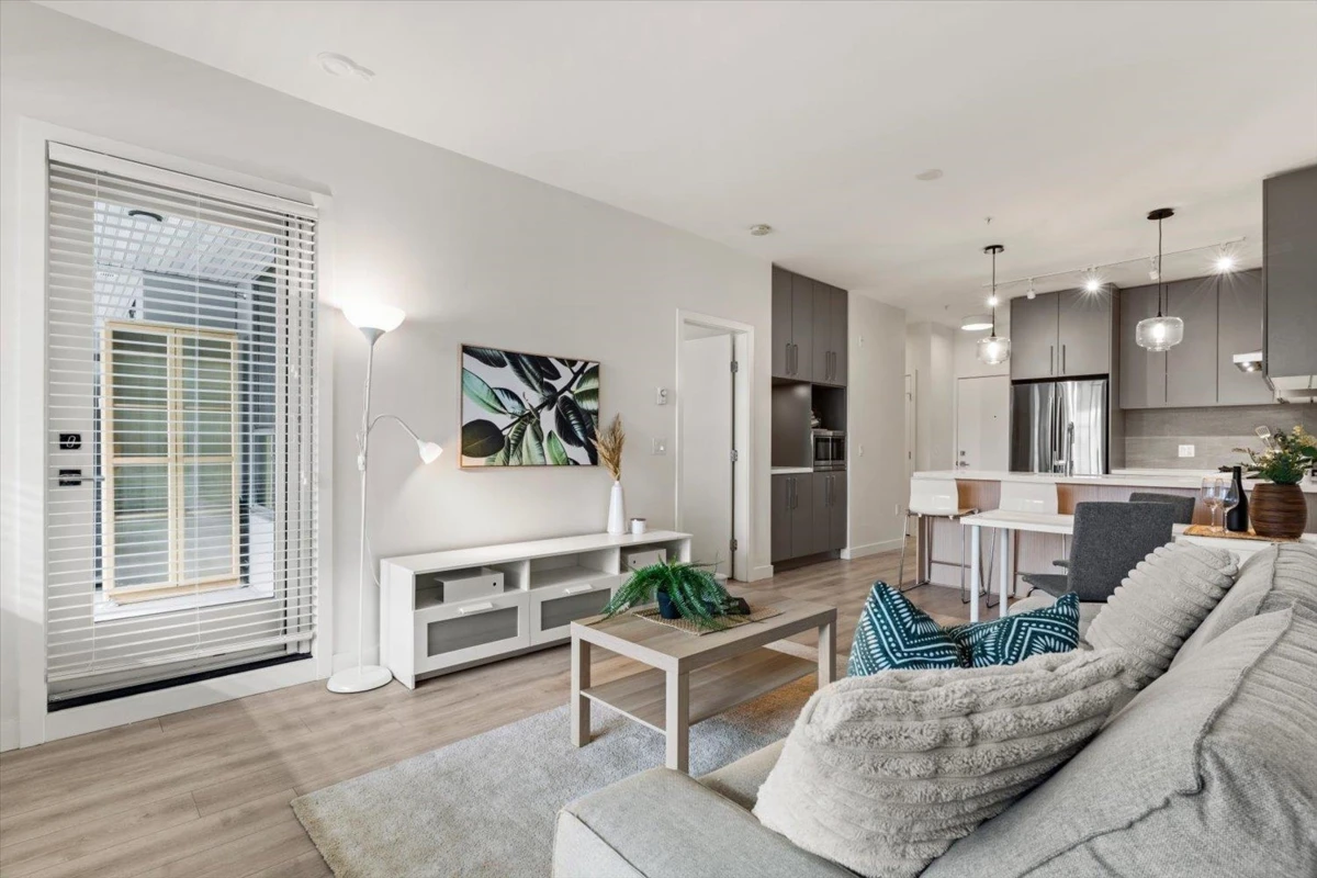Living Room Photo of 206 603 Regan Avenue, Coquitlam, BC