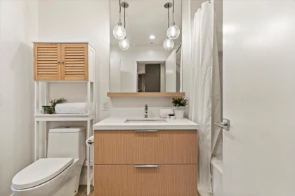 Powder Room Photo of 206 603 Regan Avenue, Coquitlam, BC