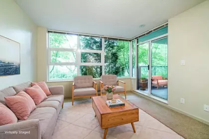 Primary Bedroom Photo of 210 9232 University Crescent, Burnaby, BC