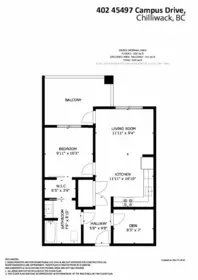 Loft / Bonus Room Photo of 402 45497 Campus Drive, Chilliwack, BC