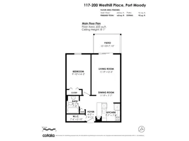 117 200 Westhill Place, Port Moody, BC, Port Moody — Apartment/Condo for sale