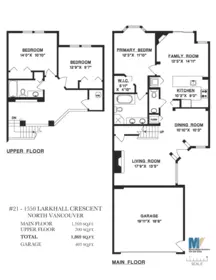 Basement Recreation Room Photo of 21 1550 Larkhall Crescent, North Vancouver, BC