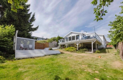 Aerial View of 679 Corlett Road, Gibsons, BC