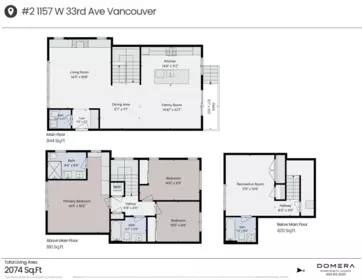 2 1157 W 33rd Avenue, Vancouver, BC, Vancouver — Quadruplex for sale