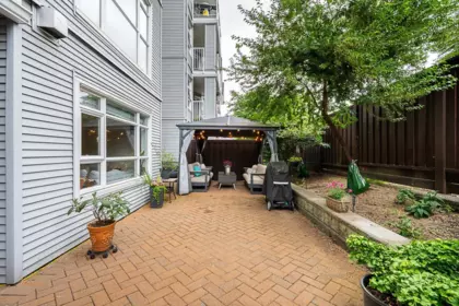 Backyard Photo of 108 3148 St Johns Street, Port Moody, BC