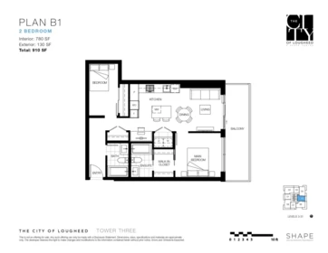 Primary Bedroom Photo of 2705 3888 Evergreen Place, Burnaby, BC
