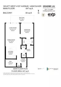 Loft / Bonus Room Photo of 303 677 W 41st Avenue, Vancouver, BC