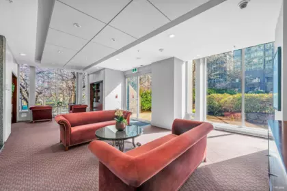 Aerial View of 2902 1288 W Georgia Street, Vancouver, BC