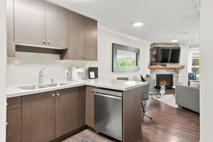 Kitchen Island Photo of 324 4360 Lorimer Road, Whistler, BC