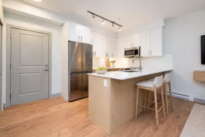 Kitchen Island Photo of 210 6968 Royal Oak Avenue, Burnaby, BC
