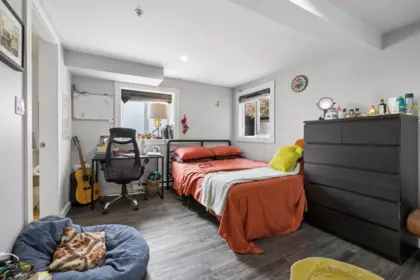 Aerial View of 971 Nicola Street, Vancouver, BC