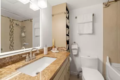 Powder Room Photo of 107 1368 Foster Street, White Rock, BC