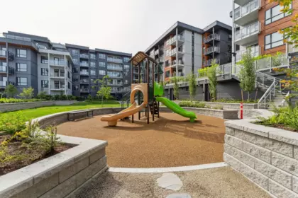 Aerial View of 619 3594 Malsum Drive, North Vancouver, BC