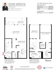7 7331 Montecito Drive, Burnaby, BC, Burnaby — Townhouse for sale