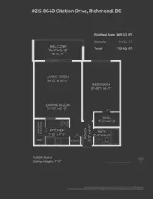 215 8640 Citation Drive, Richmond, BC, Richmond — Apartment/Condo for sale