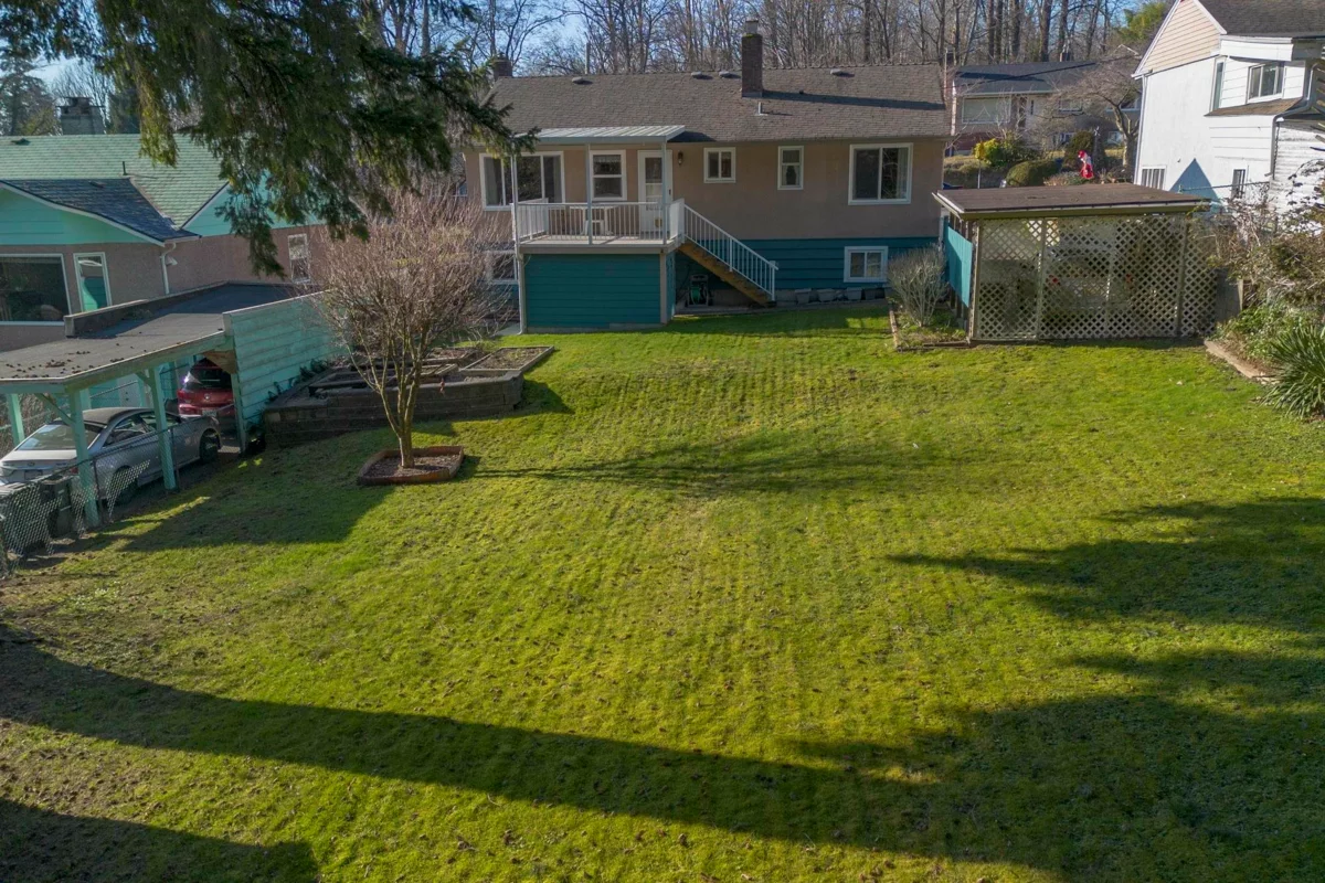 Aerial View of 8222 Joffre Avenue, Burnaby, BC