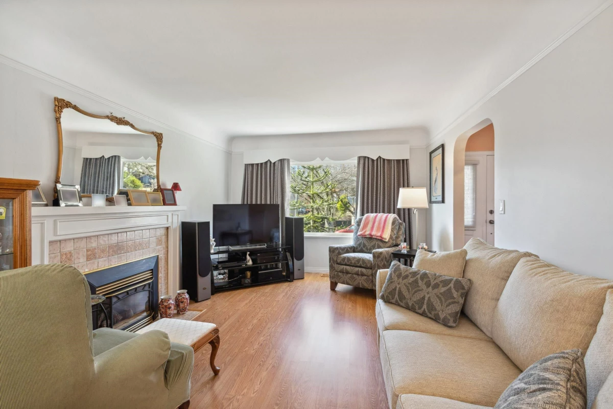 Living Room Photo of 8222 Joffre Avenue, Burnaby, BC