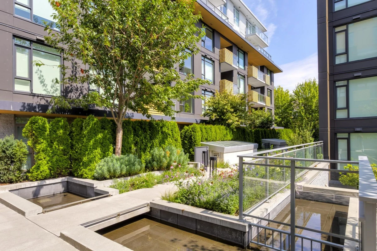 Aerial View of 206 7428 Alberta Street, Vancouver, BC