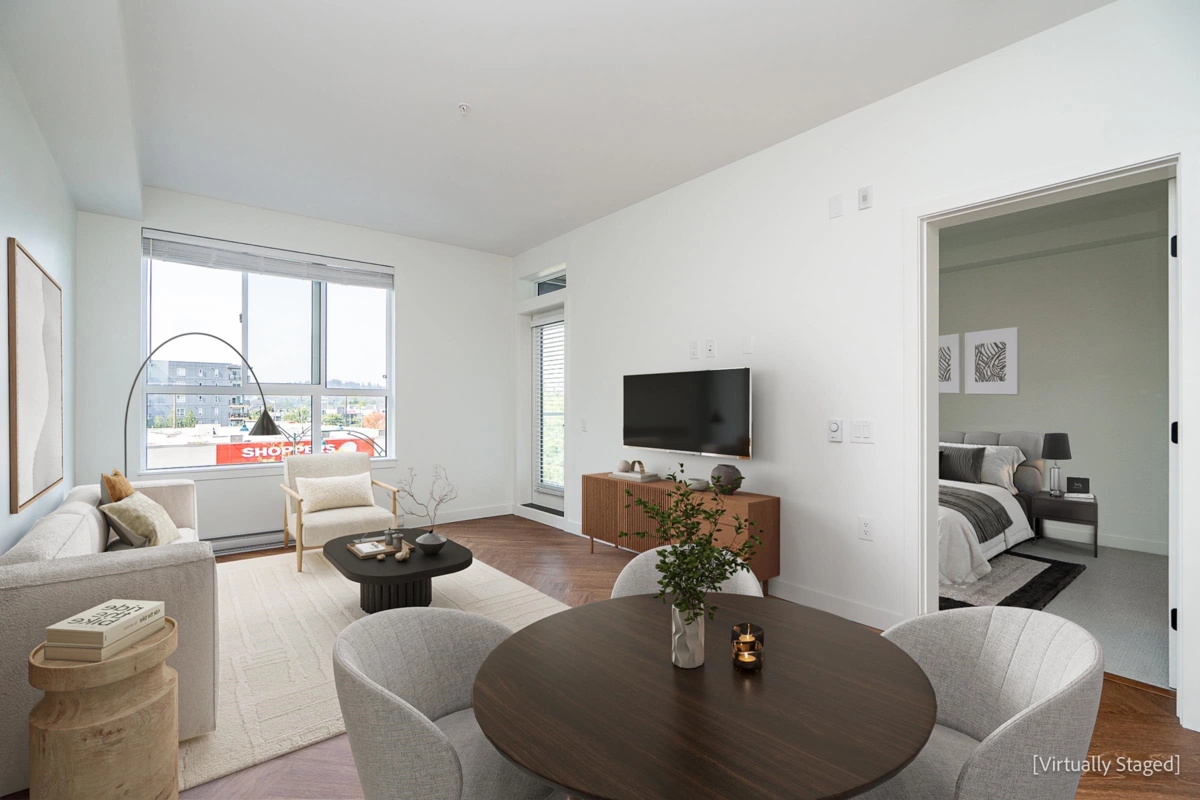 Kitchen Island Photo of 307 3229 St Johns Street, Port Moody, BC