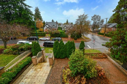 Aerial View of 2908 W 30th Avenue, Vancouver, BC